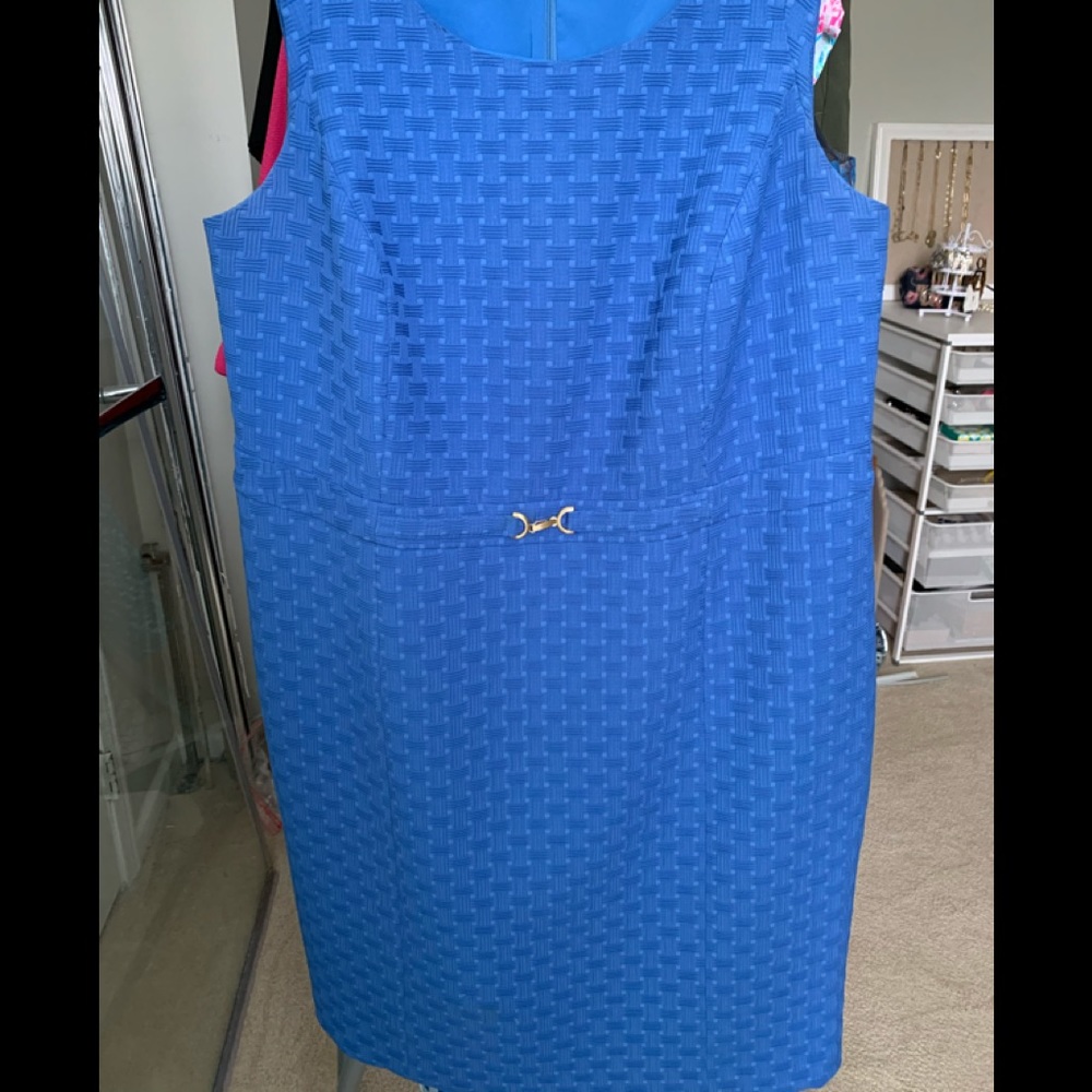 Blue Talbots Shift Dress